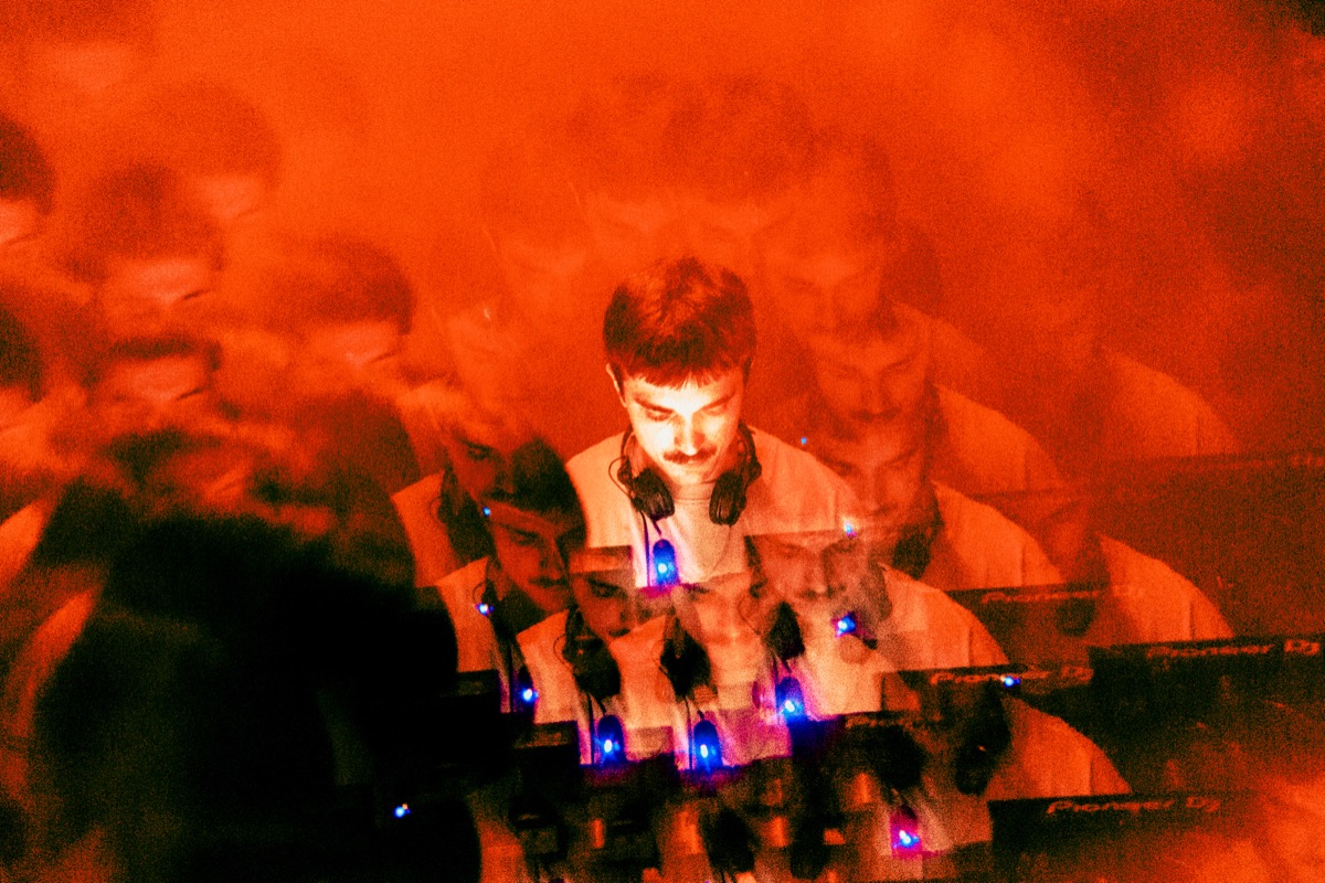 Multiple-exposure booth shot